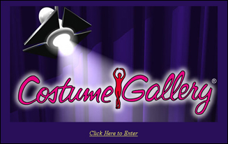 website design for Costume Gallery