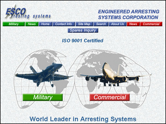 internet design for ESCO Arresting Systems