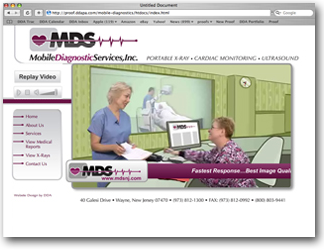 Website Design for Mobile Diagnostic Services