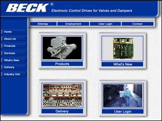 website design for the Harold Beck Company