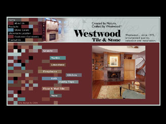 website design for Westwood Tile & Stone