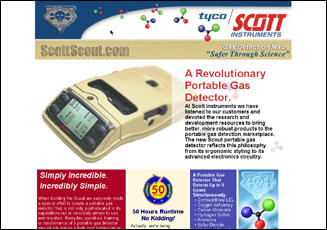 website design for Scott Scout