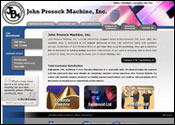 Website Internet Design for John Prosock Machine, Inc.