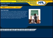 Website Design for Medical Products Laboratories