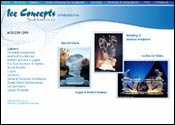 Website Internet Design for  Ice Concepts, Inc.