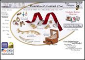 Ecommerce website design for Chains and Charms