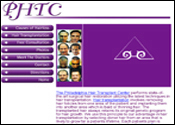 Website Design for the Philadelphia Hair Transplant Center