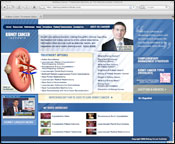 Website Internet Design for Kidney Cancer Institute