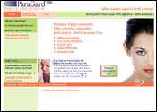 Website Internet Design for ParaGard