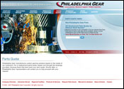 Website Internet Design for Philadelphia Gear