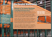 Website Internet Design for The Surplus Warehouse