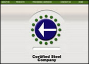 Website Design for Certified Steel