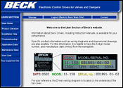 Website Design for Harold Beck Company