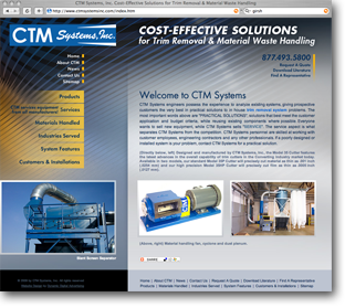 Internet Website Design for CTM Systems