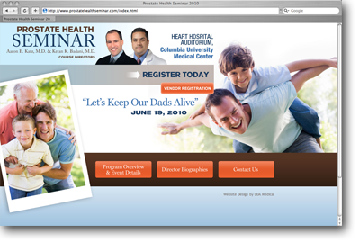 Website Design and Development for Prostate Cancer Treatment Guide